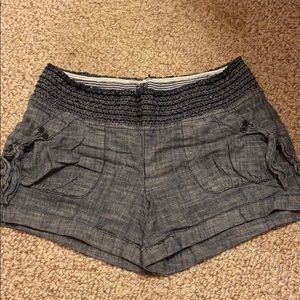 Candie’s Elastic Waist Dark Blue Shorts